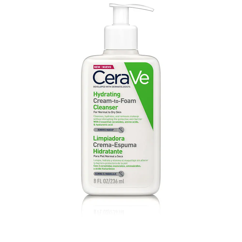 Cerave Cleanser - Hydrating Cream-To-Foam Cleanser For Normal To Dry Skin by Cerave