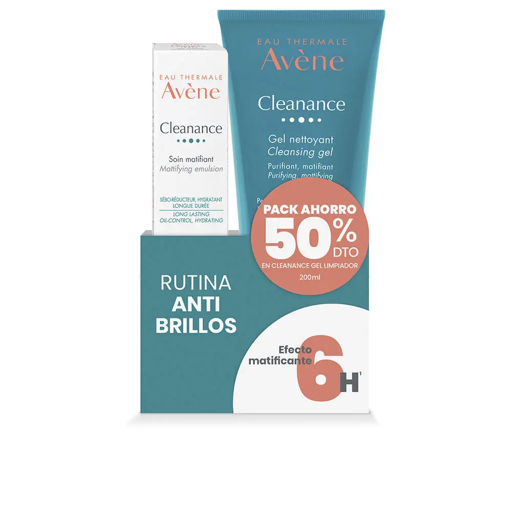 Cleanance Mat Seborregulator + Cleansing Gel Lot 2 Pcs by Avène Cleanance - Cleanance Mat Seborregulator + Cleansing Gel Lot 2 Pcs by Avène