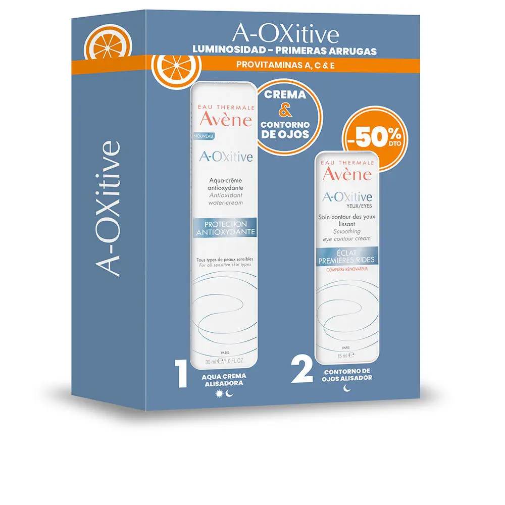 A-Oxitive Aqua Crema Alisadora + Ojos Lote by Avène A-Oxitive - A-Oxitive Aqua Crema Alisadora + Ojos Lote by Avène