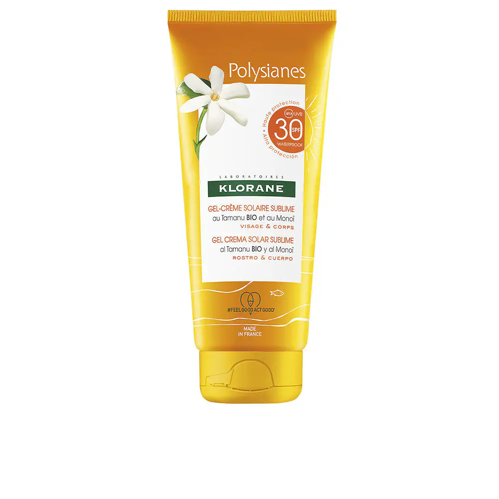 Monoï Y Tamanu Bio - Polysianes Monoï And Tamanu Bio Sun Gel Face And Body Spf30 by Klorane