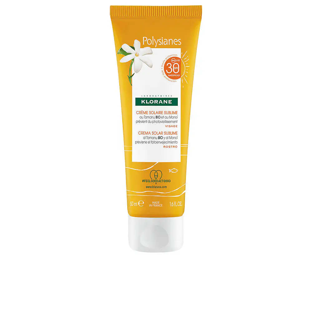 Polysianes MonoΓ― Y Tamanu Bio Sublime Sun Cream Spf30 by Klorane MonoΓ― Y Tamanu Bio - Polysianes MonoΓ― Y Tamanu Bio Sublime Sun Cream Spf30 by Klorane
