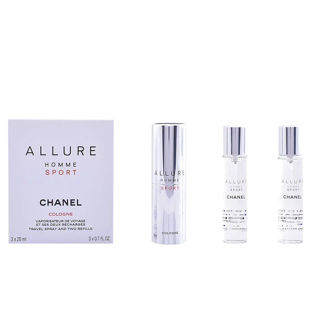 Allure Homme - Allure Homme Sport Cologne Travel Spray And Two Refills 3 X by Chanel