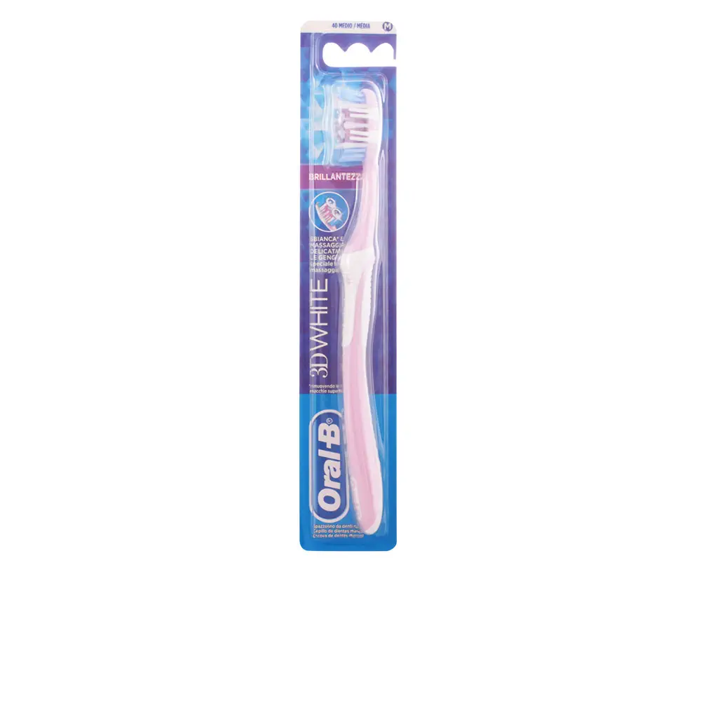 3D White - 3D White Brillo Cepillo Dental #Medio by Oral-B
