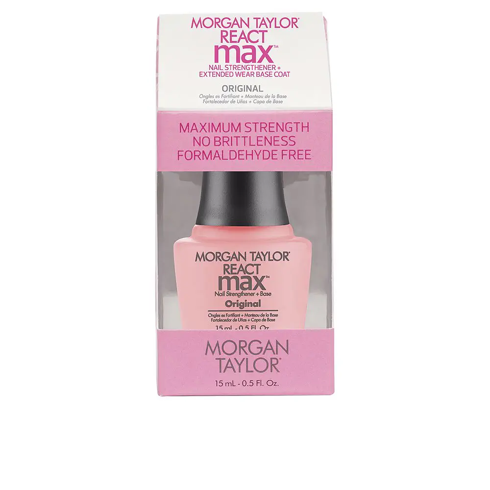 Bases Y Top Coats - React Max Original Nail Strengthener + Base by Morgan Taylor