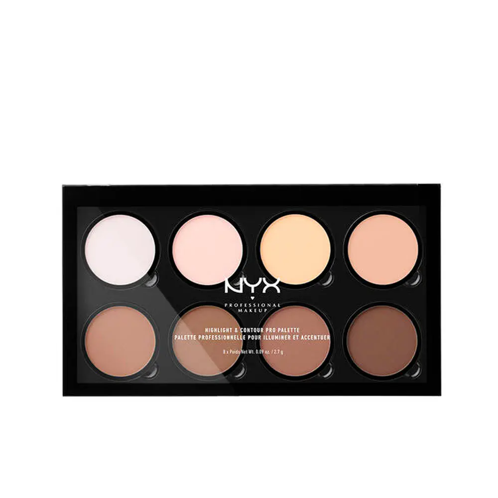 Highlight & Contour Pro - Highlight & Contour Pro Palette 8 X R by Nyx Professional Make Up