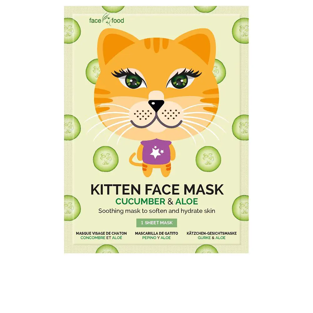 Animal Tisú - Animal Kitten Face Mask by 7Th Heaven