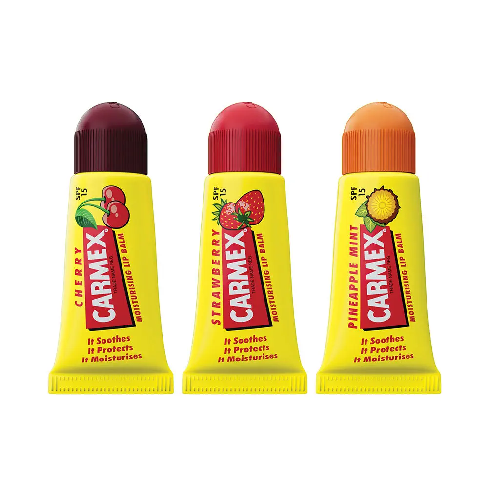 Bálsamos Carmex - Minis Moisturizing Lip Balm Spf15 Triplo by Carmex