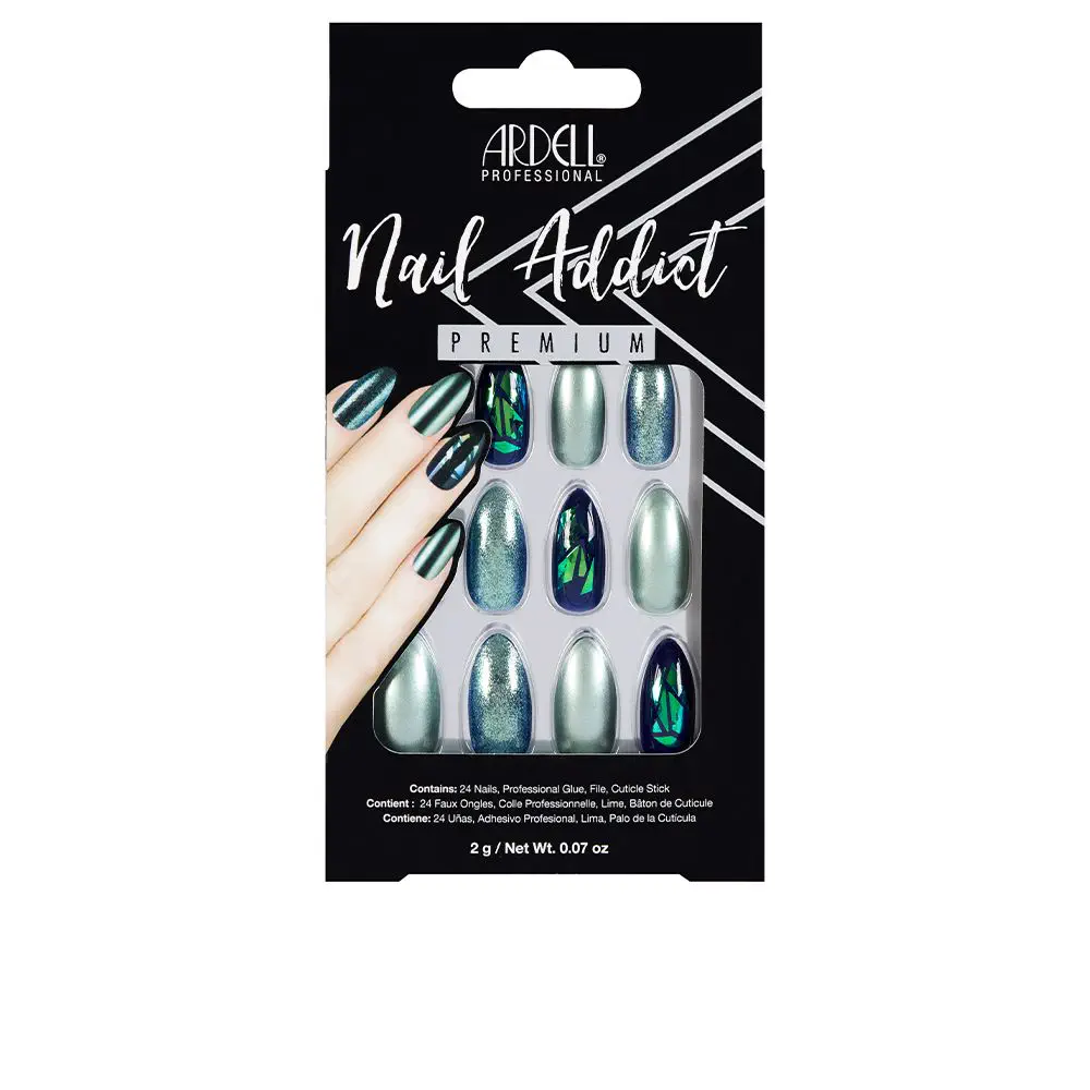 Nail Addict - Nail Addict Green Glitter Chrome by Ardell