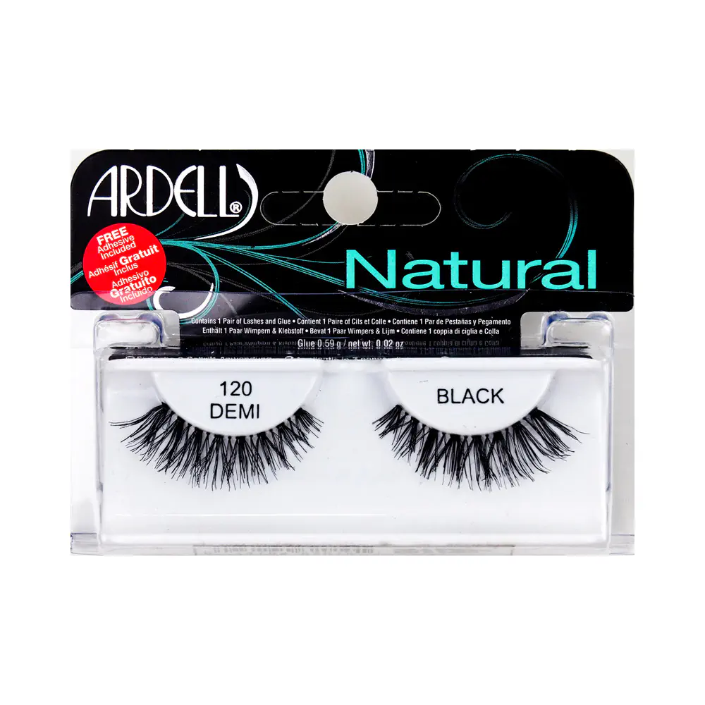 Pestañas Postizas - Natural Eyelashes Pocket Pack #120-Demi Black by Ardell