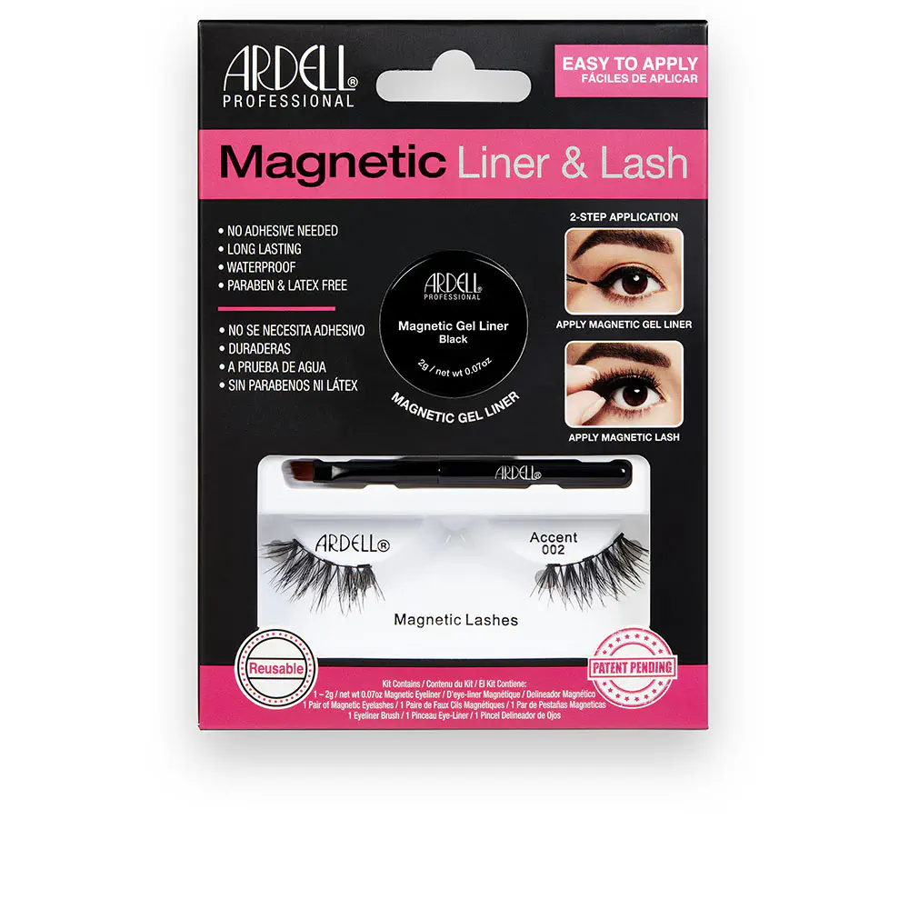 Magnetic Liner & Lash - Magnetic Liner & Lash Accent Pestañas #002 + Gel Liner by Ardell