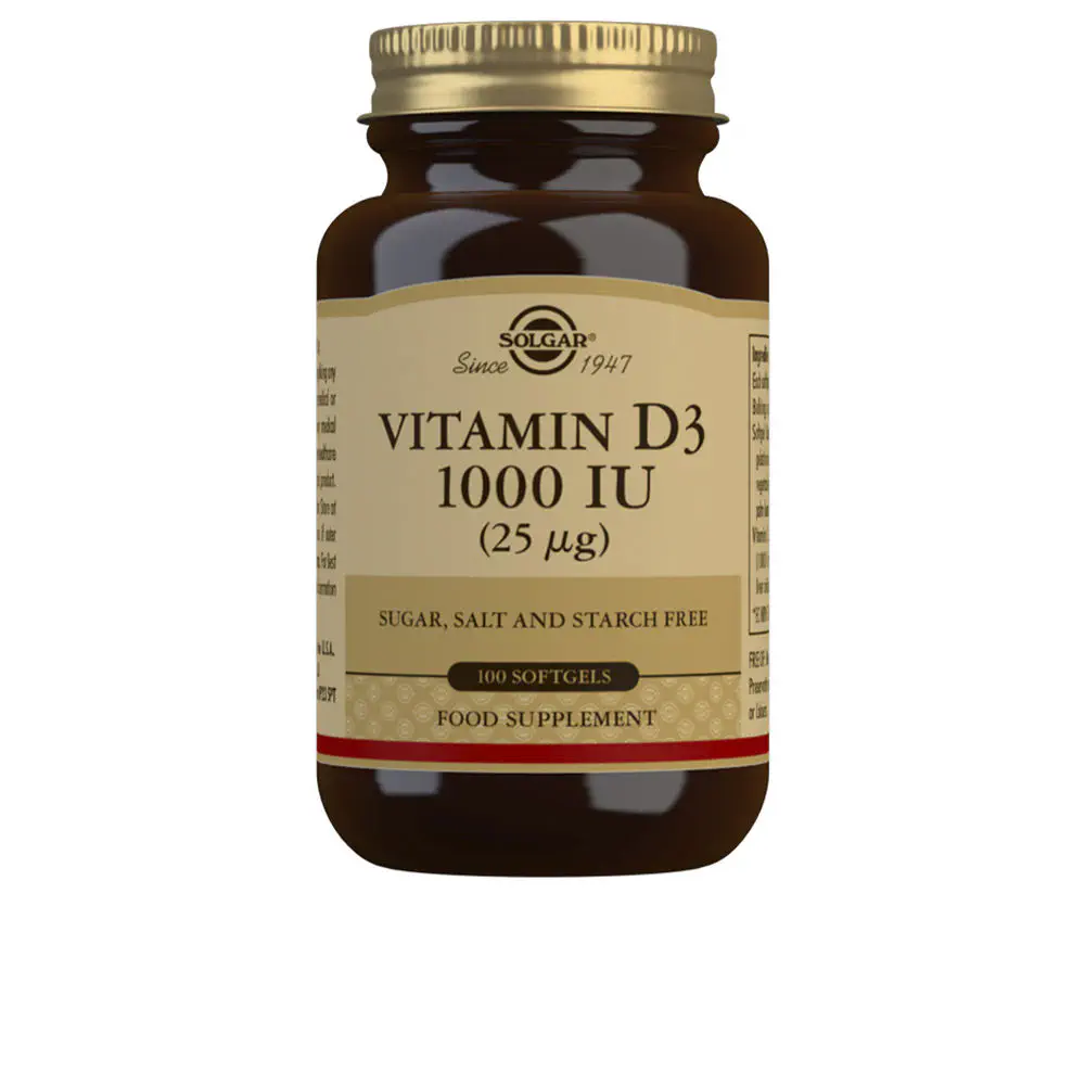 Refuerzo Inmunitario Solgar - Vitamin D3 1000 Iu 25 µg Soft Capsules by Solgar