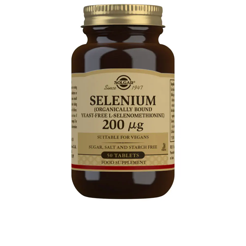 Selenium 200 µg 50 Tablets by Solgar Belleza Solgar - Selenium 200 µg 50 Tablets by Solgar