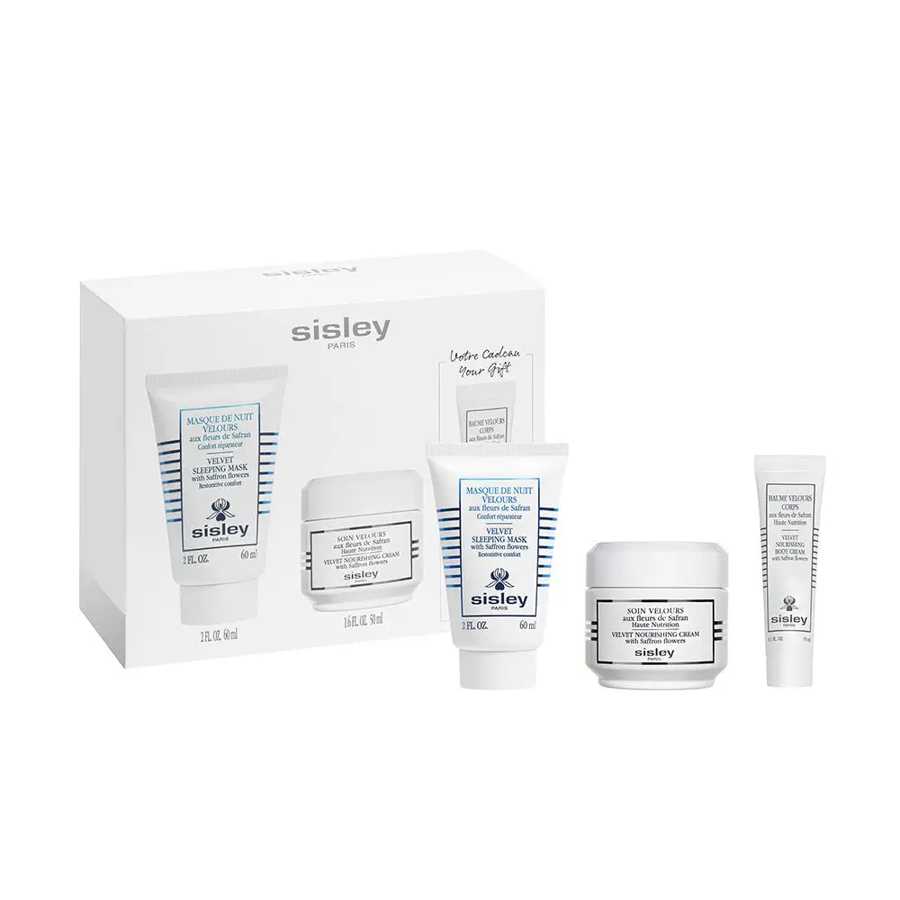 Soin Velours Aux Fleurs Safran Lot 3 Pcs by Sisley Soin Velours Safran - Soin Velours Aux Fleurs Safran Lot 3 Pcs by Sisley