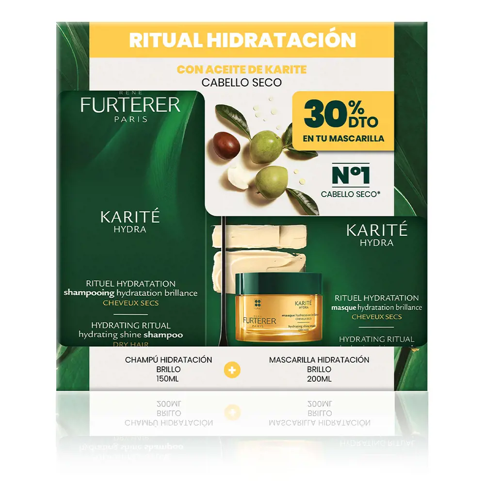 Karite Hydra - Shea Hydra Moisturizing Shampoo + Mask Case 2 Pcs by Rene Furterer