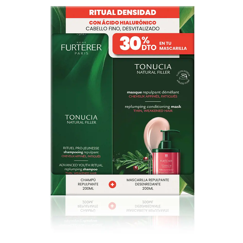 Tonucia - Tonucia Natural Filler Champú Repulpante + Mask 200 Ml Lote by Rene Furterer
