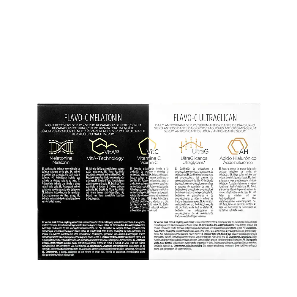 Ceutics Flavo-C Melatonin + Ultraglican 10 + 10 Ampoules by Isdin Isdinceutics - Ceutics Flavo-C Melatonin + Ultraglican 10 + 10 Ampoules by Isdin