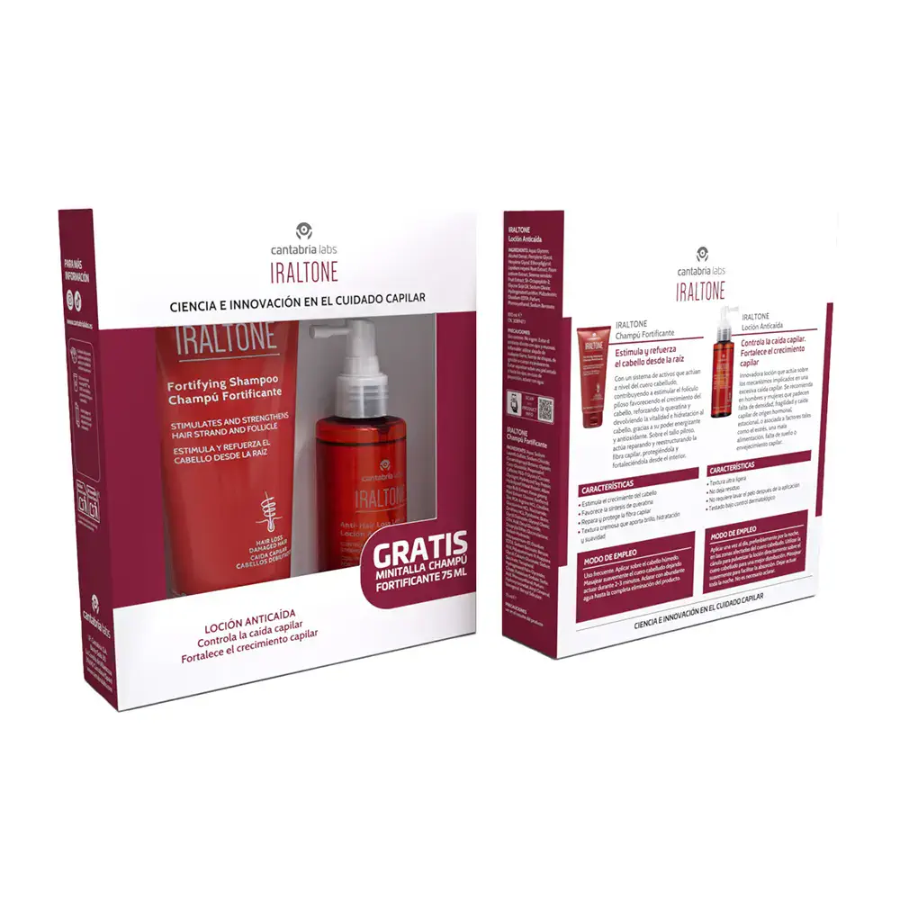 Iraltone Champús Y Lociones - Anti-Hair Loss Case 2 Pcs by Iraltone