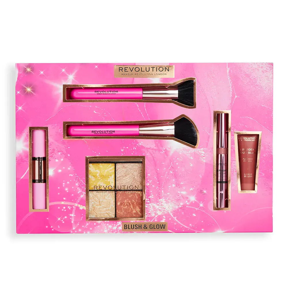 Blush & Glow - Blush &Amp; Glow Lot 6 Pcs by Revolution Make Up