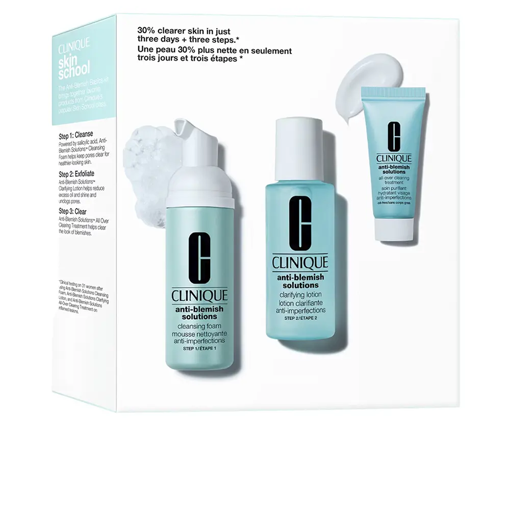 Anti-Blemish Solutions - Anti-Blemish Solutions 3-Step Skin Care System Case 3 Pcs by Clinique