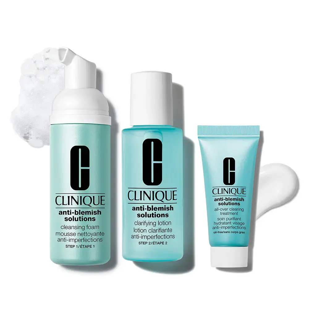 Anti-Blemish Solutions - Anti-Blemish Solutions 3-Step Skin Care System Case 3 Pcs by Clinique