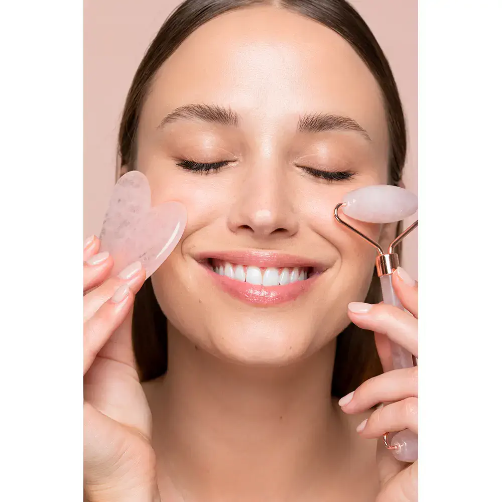 Higiene Y Bienestar - Gua Sha And Jade Roller Case 2 Pcs by Paloma Beauties