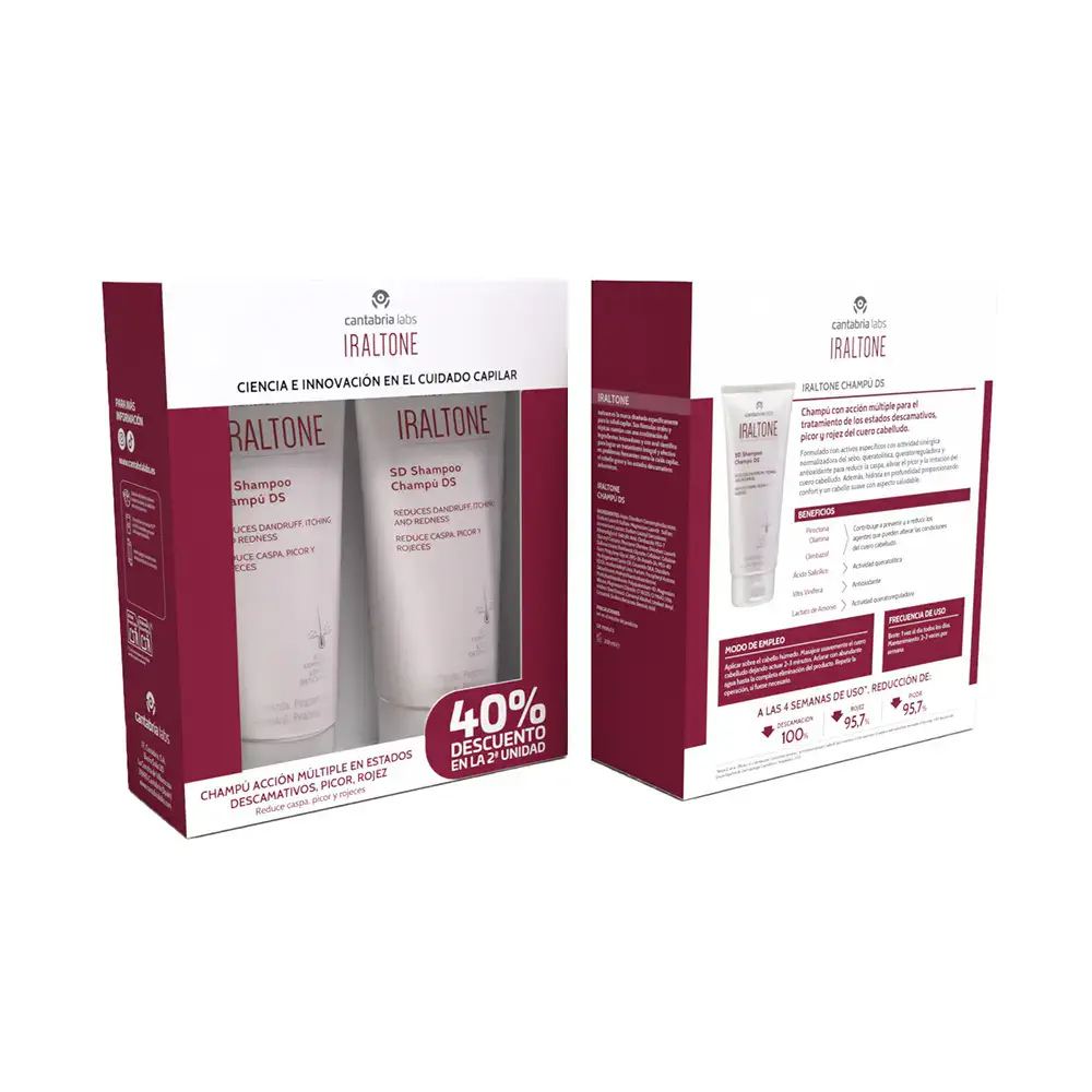 Iraltone Ds Shampoo Pack 2 X by Iraltone Iraltone Ds - Iraltone Ds Shampoo Pack 2 X by Iraltone