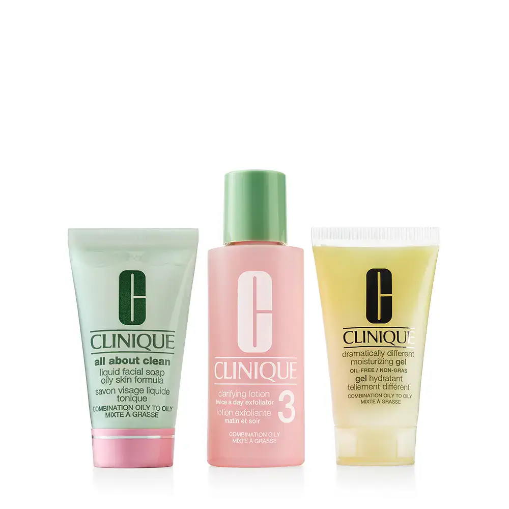 3 Step System For Combination-Oily Skin Case 3 Pcs by Clinique Clarifying Lotion - 3 Step System For Combination-Oily Skin Case 3 Pcs by Clinique