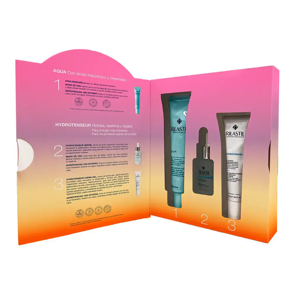 Rilastil Aqua - Aqua Mask Night Routine Case 3 Pcs by Rilastil