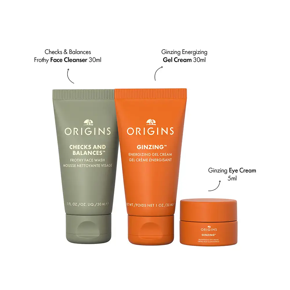 Ginzing - Ginzing Energizing Cream Gel With Caffeine + Nicainamide Case 3 Pcs by Origins