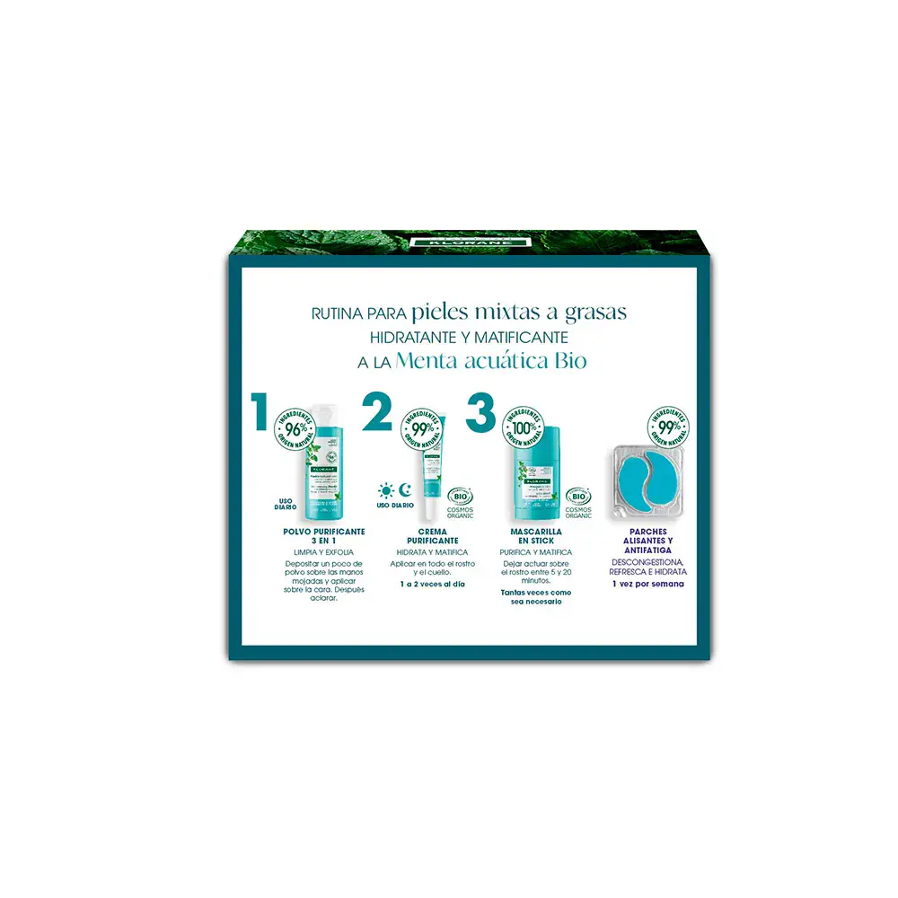 A La Menta Acuática - Bio Mint Mask In Stick Case 2 Pcs by Klorane