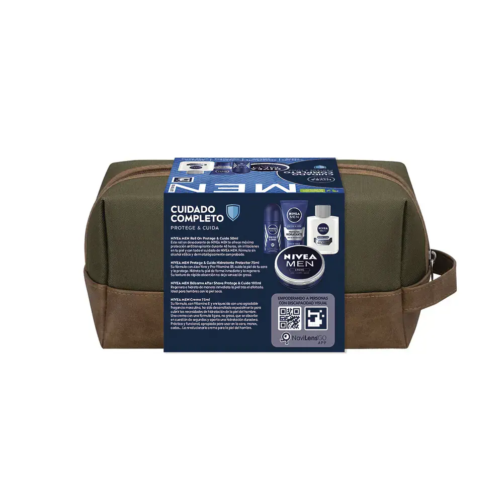 Neceser Cuidado - Men'S Complete Care Toiletry Bag Case 5 Pcs by Nivea