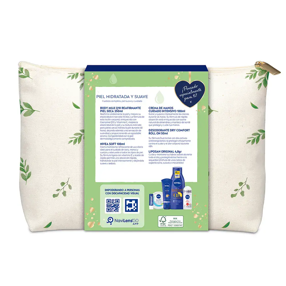 Piel Hidratada Y Suave - Hydrated And Soft Skin Needle Bag Case 5 Pcs by Nivea