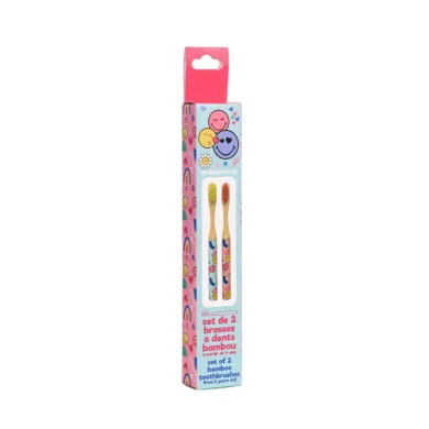 Smiley Word - Smiley Word Bamboo Toothbrush Lot by Take Care