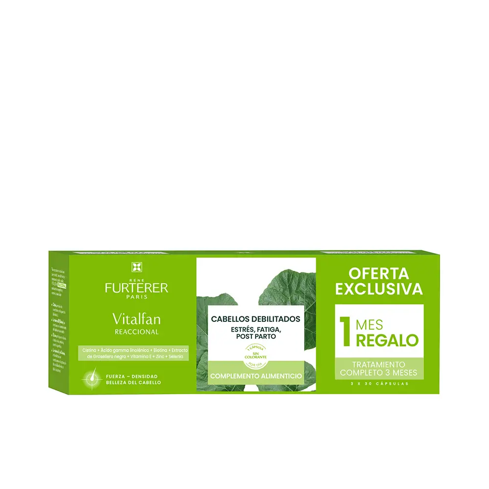 Vitalfan - Vitalfan Fall Food Supplement Lot 3 X 30 Capsules by Rene Furterer