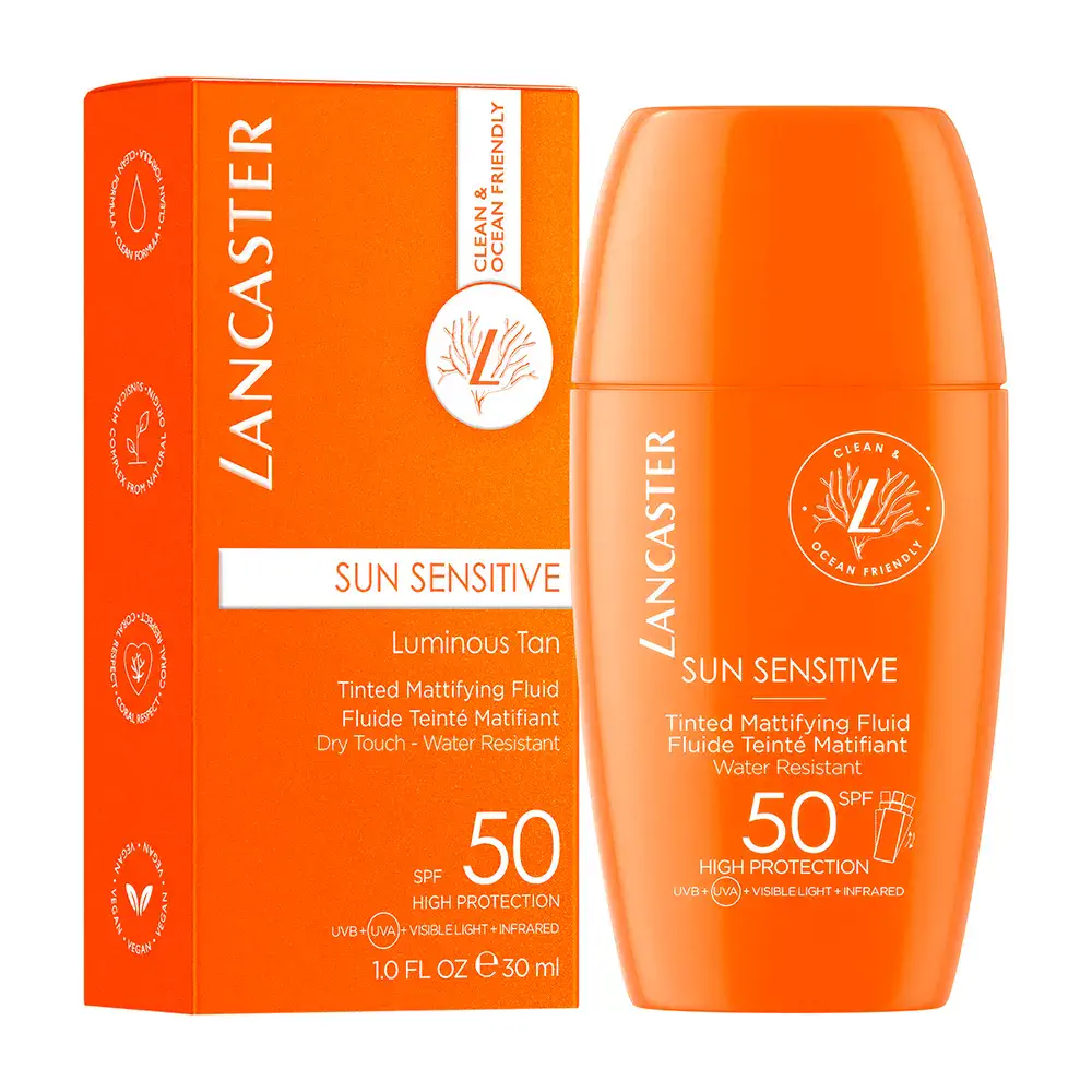 Sun Sensitive - Sun Sensitive Tinted Mattifying Fluid Spf50 by Lancaster