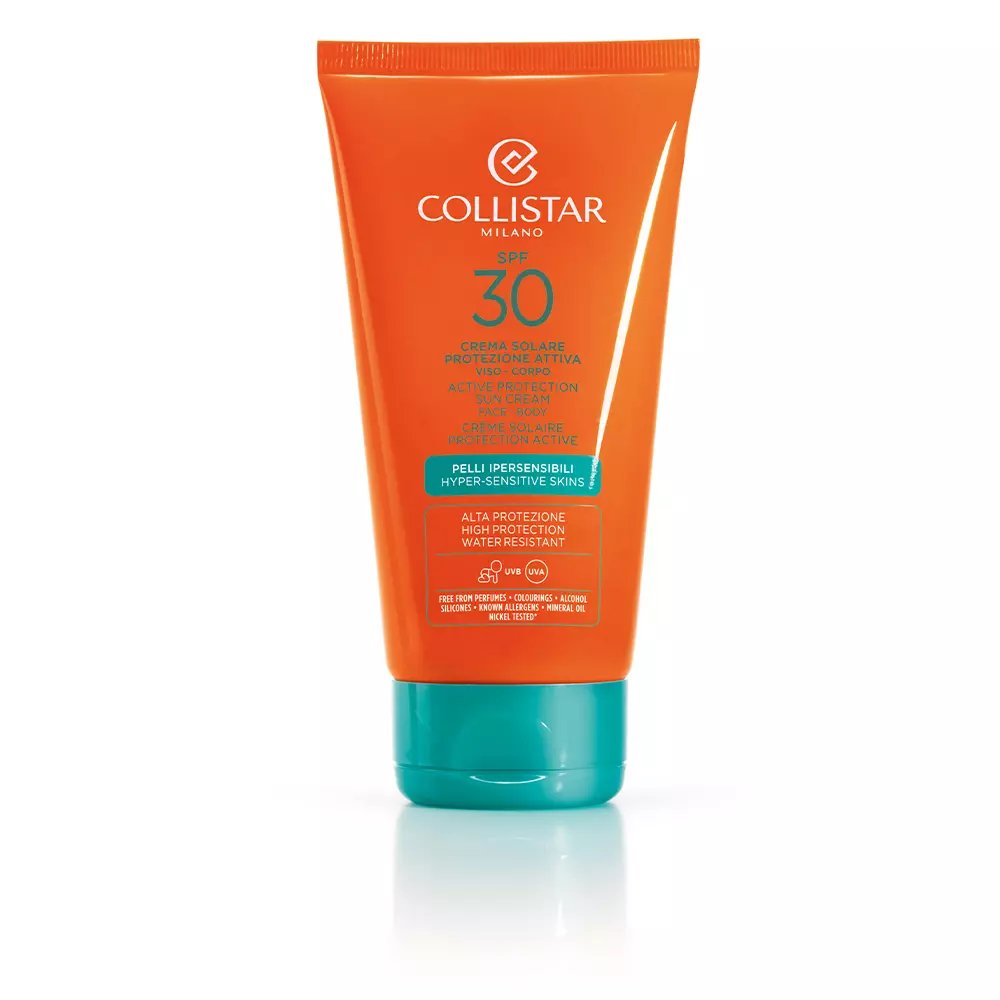 Perfect Tanning - Crema Solar Protección Activa Rostro-Cuerpo Spf30 by Collistar