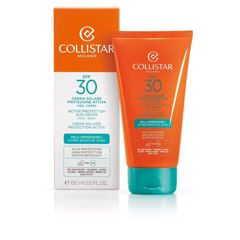 Perfect Tanning - Crema Solar Protección Activa Rostro-Cuerpo Spf30 by Collistar