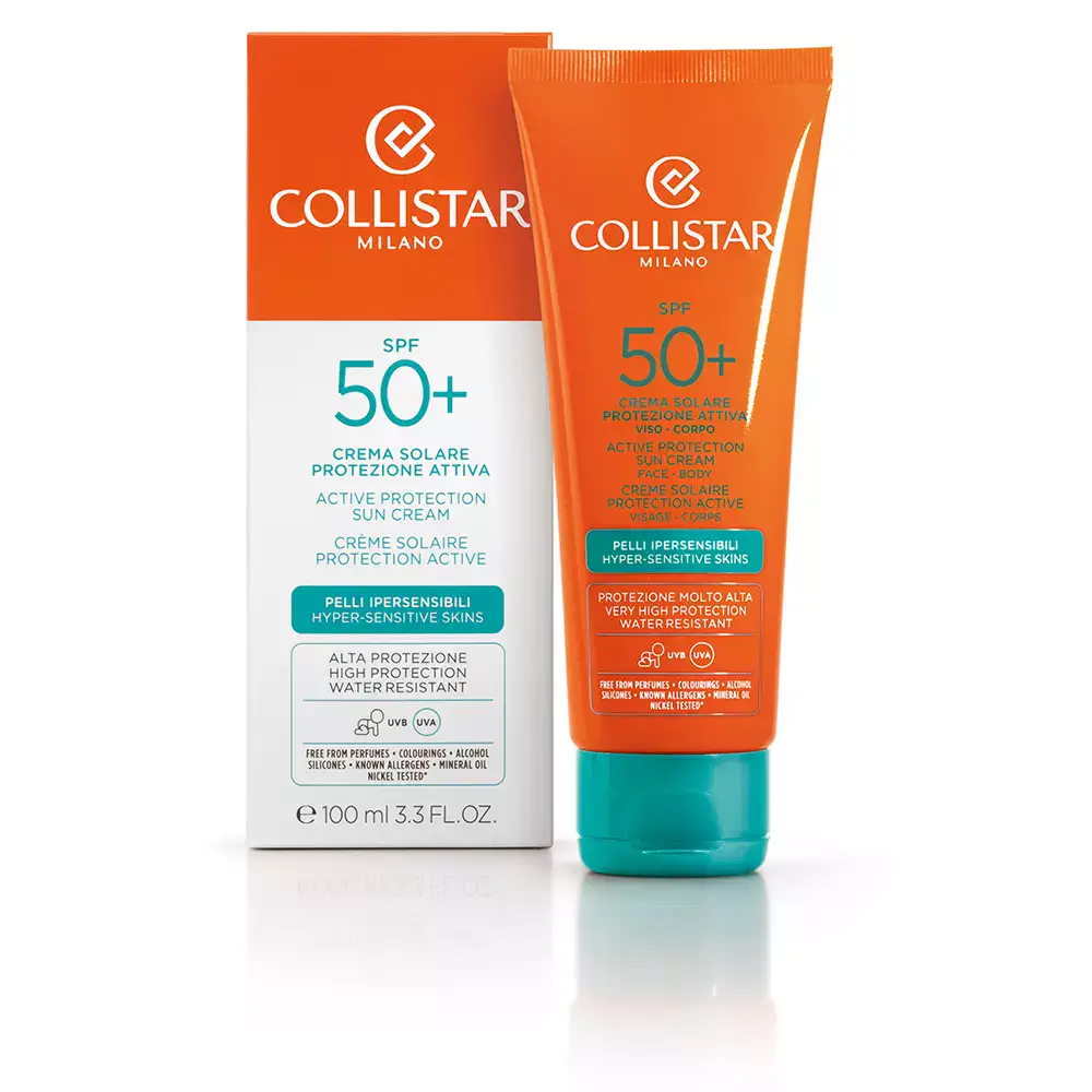 Perfect Tanning - Crema Solar Protección Activa Rostro-Cuerpo Spf50+ by Collistar