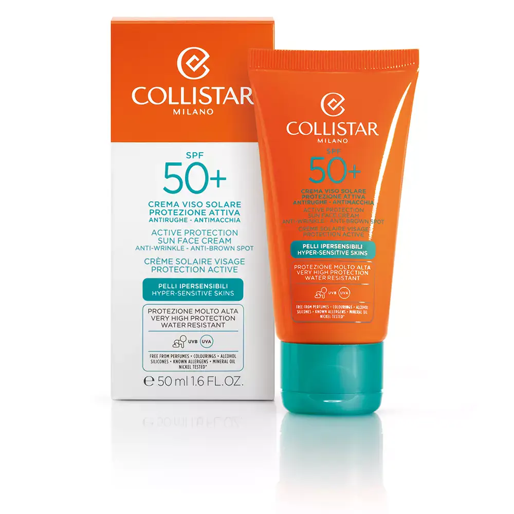Perfect Tanning - Crema Solar Para El Rostro Protección Activa Spf50+ by Collistar