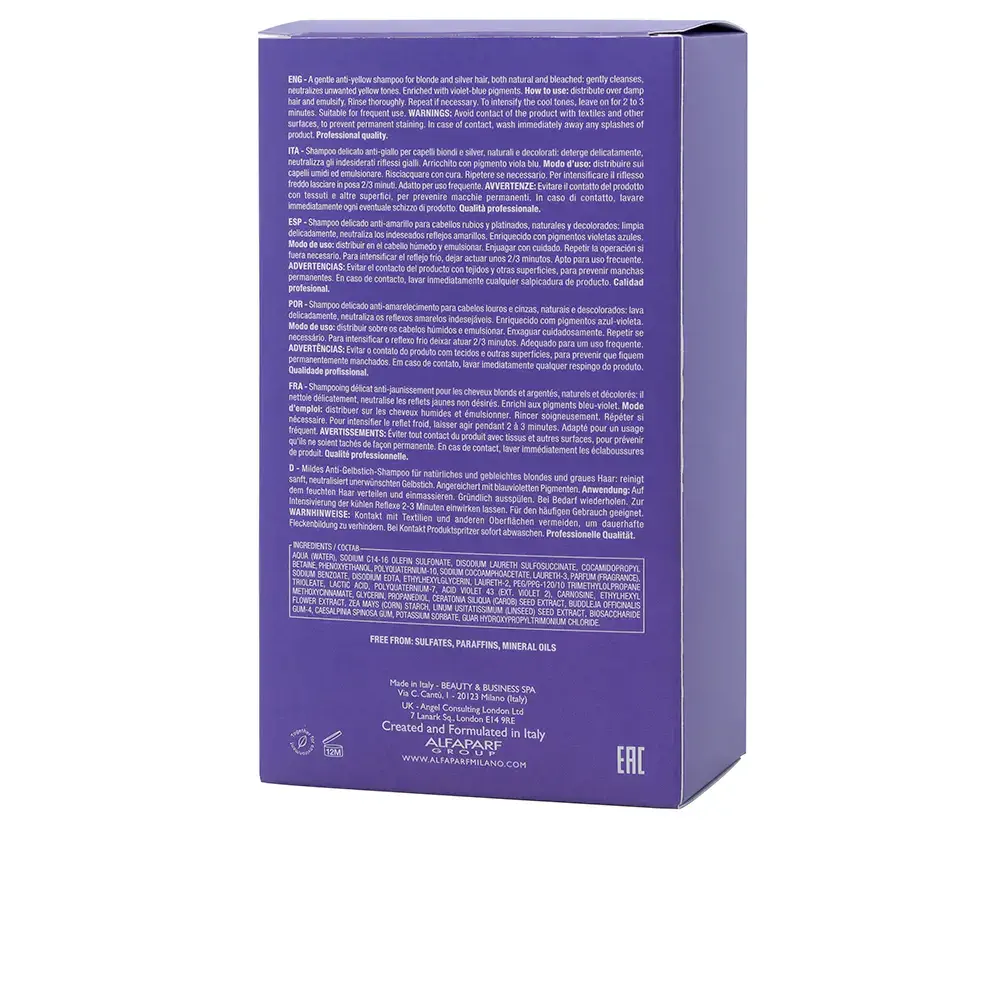 Semi Di Lino - Semi Di Lino Blonde & Silver Low Shampoo by Alfaparf Milano