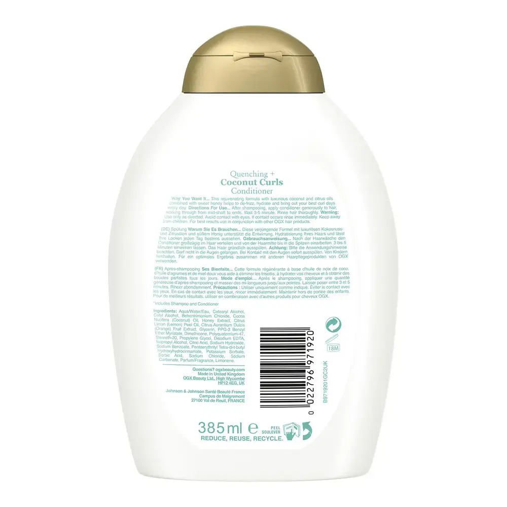 Coconut Curls Hair Conditioner by Ogx Coconut Curls - Coconut Curls Hair Conditioner by Ogx