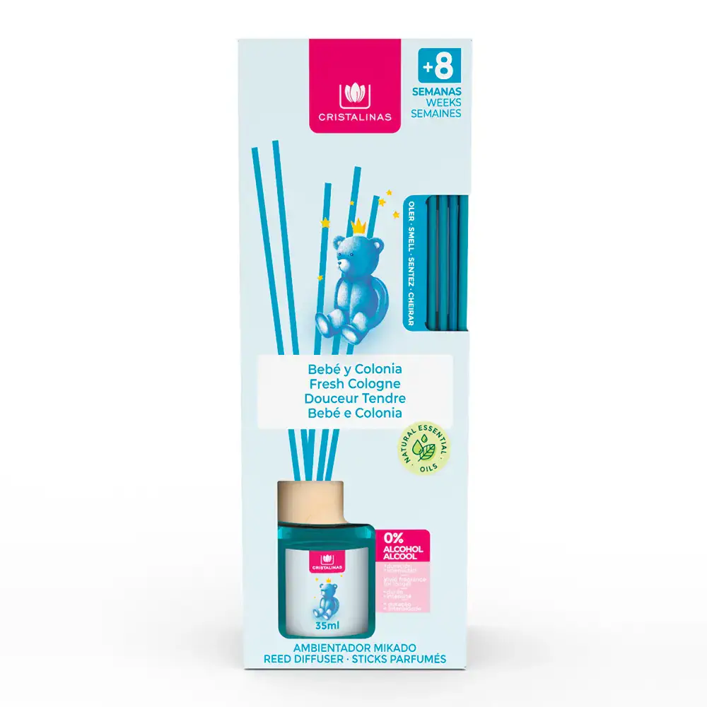 Mikado Cristalinas - Mikado Air Freshener 0% #Baby And Cologne by Cristalinas