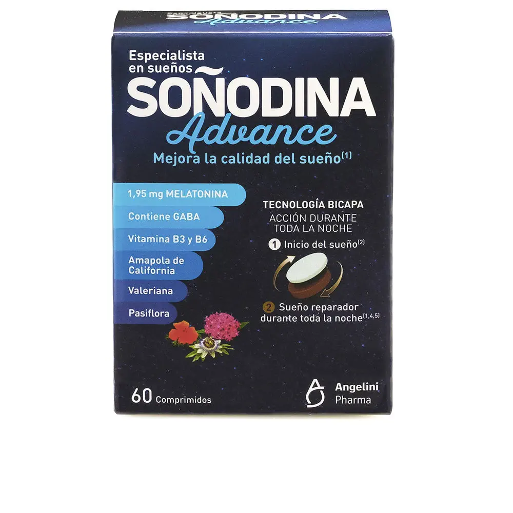 Soñodina - Soñodina Bilayer Melatonin 60 Tablets by Natura Essenziale