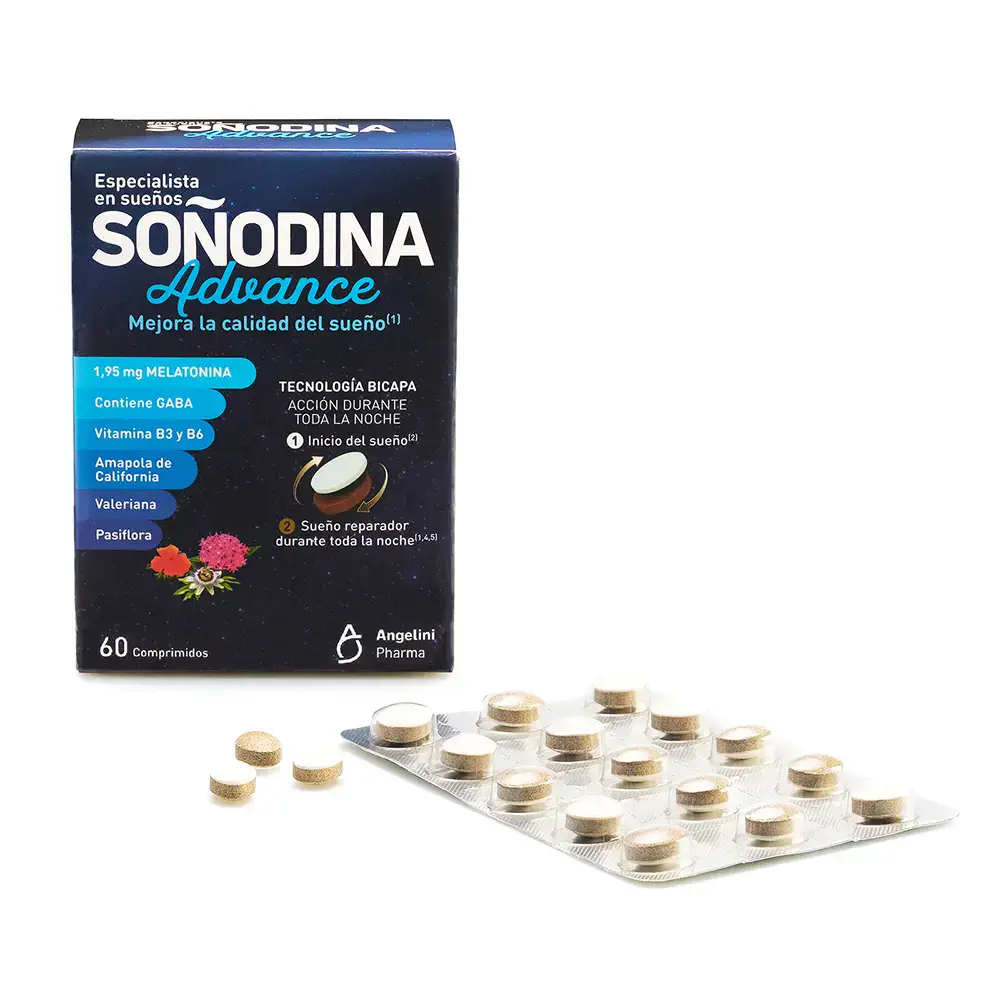 Soñodina - Soñodina Bilayer Melatonin 60 Tablets by Natura Essenziale