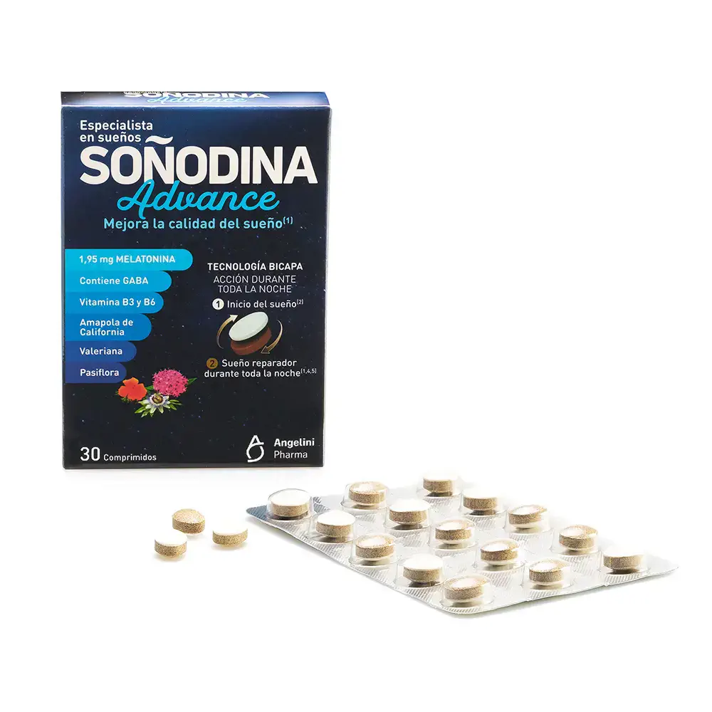 Soñodina - Soñodina Bilayer Melatonin 30 Tablets by Natura Essenziale