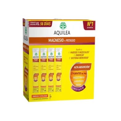 Aquilea Magnesio - Magnesium+Potassium Effervescent Tablets by Aquilea