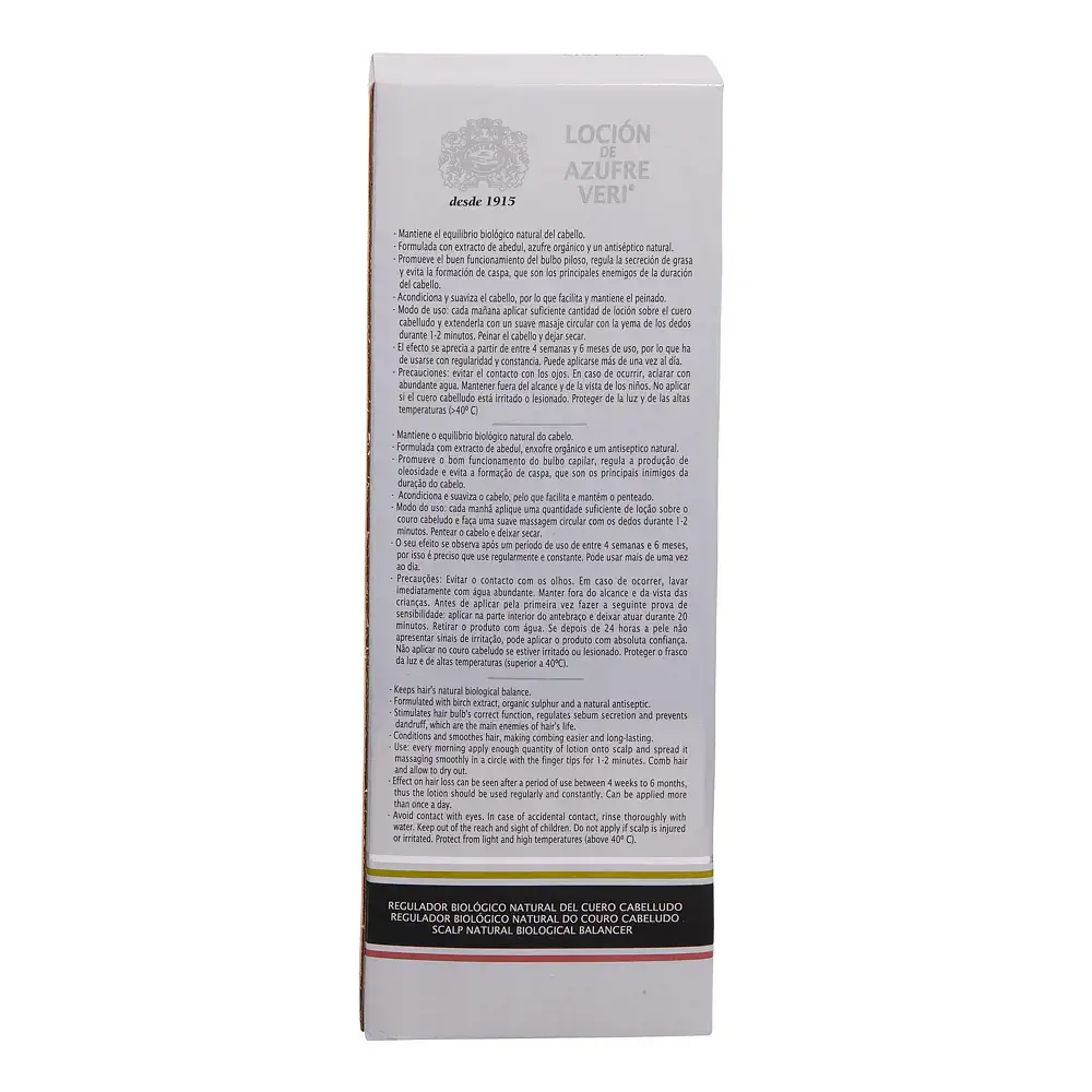 Azufre Veri - Azufre Veri Locion Anti-Hair Fall by Azufre Veri