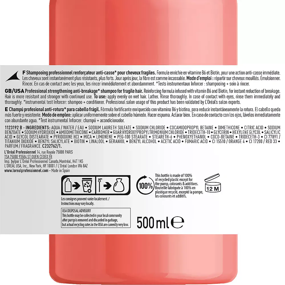 Inforcer - Inforcer Shampoo by L'Oréal Professionnel Paris