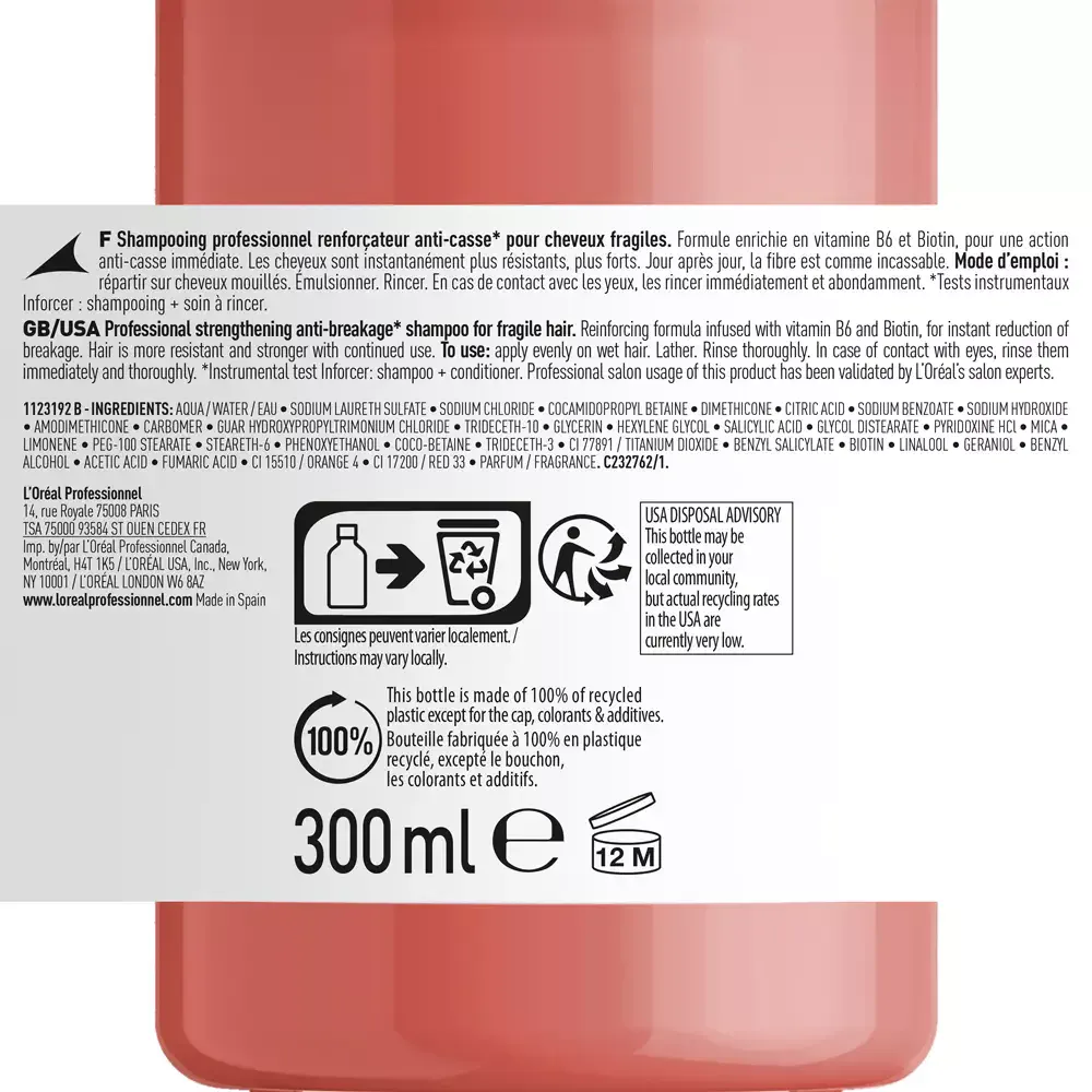 Inforcer - Inforcer Shampoo by L'Oréal Professionnel Paris