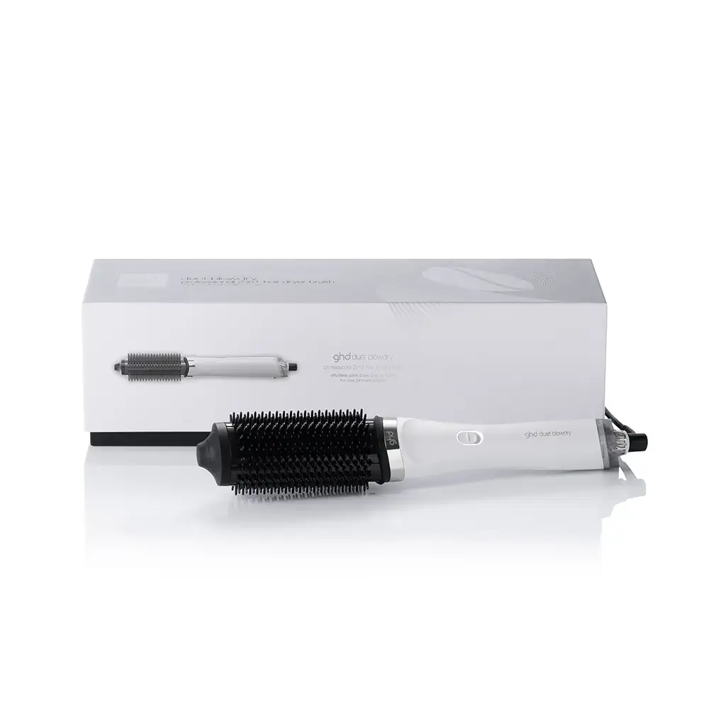 Duet Blowdry - Duet Blowdry 2 In 1 Hairdryer Brush #White by Ghd